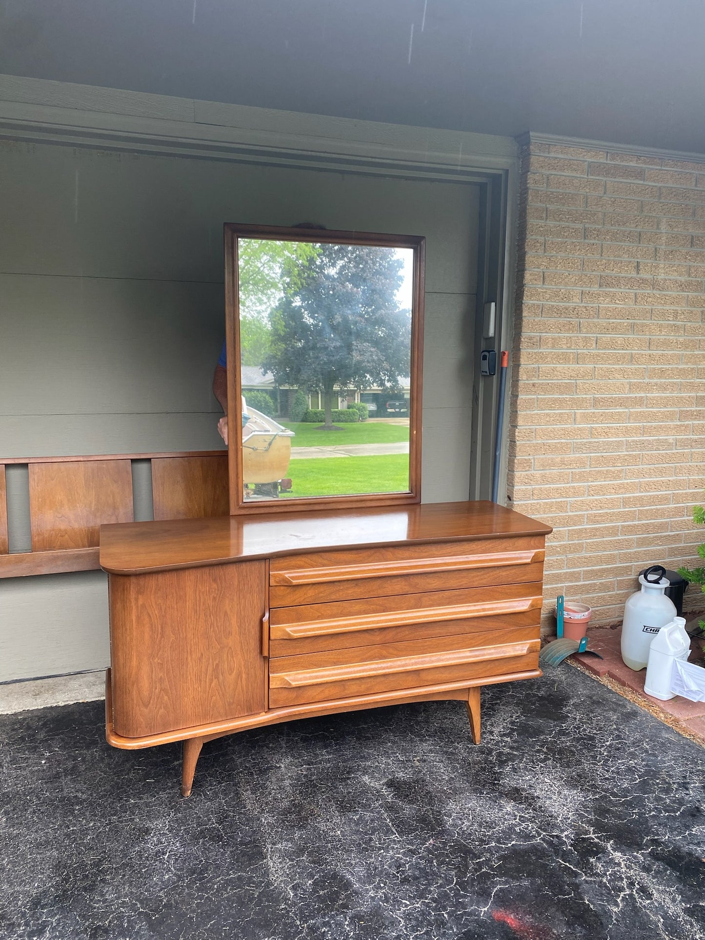 United brand lowboy dresser/credenza