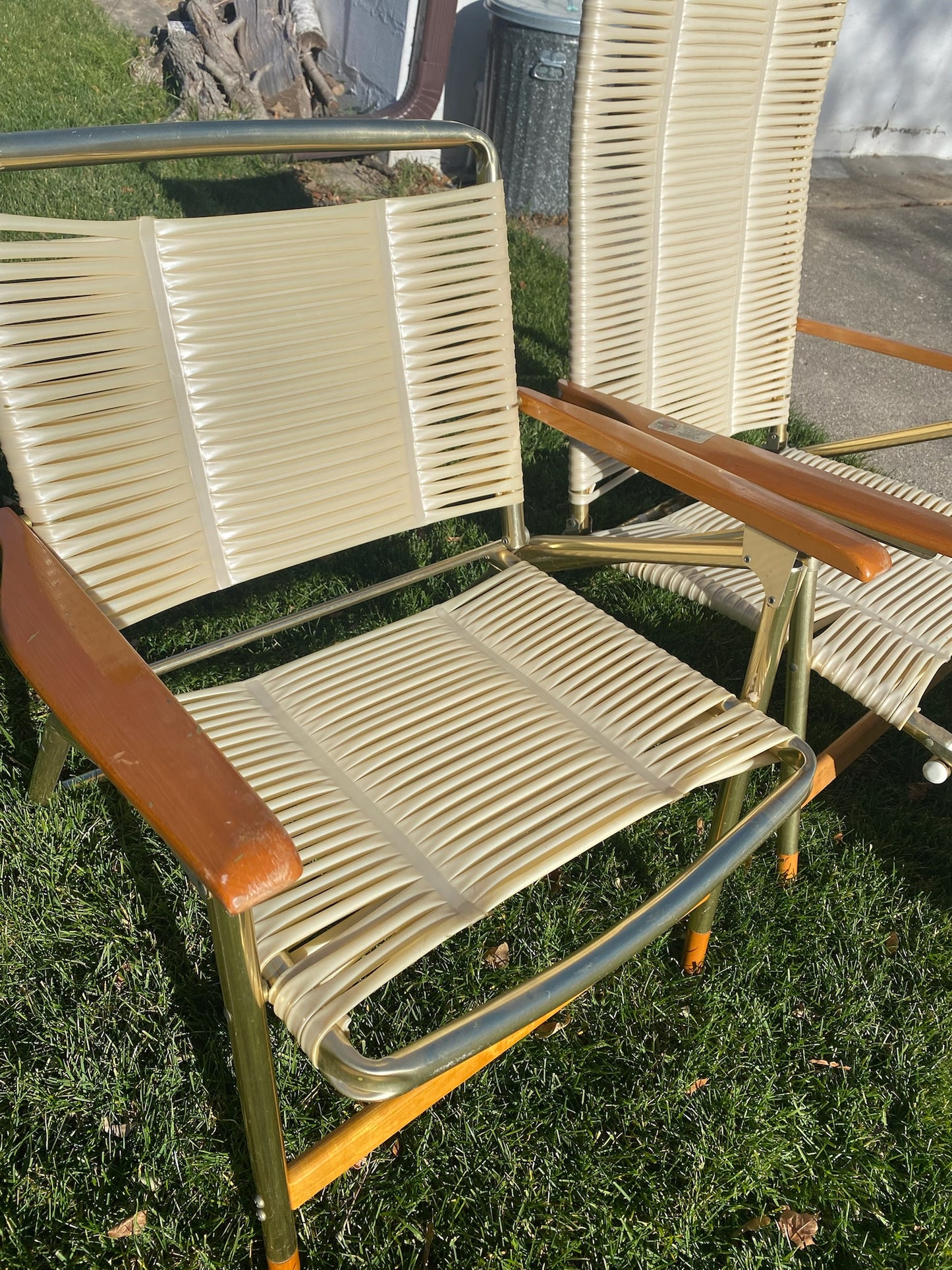 Vintage outdoor lounge chairs