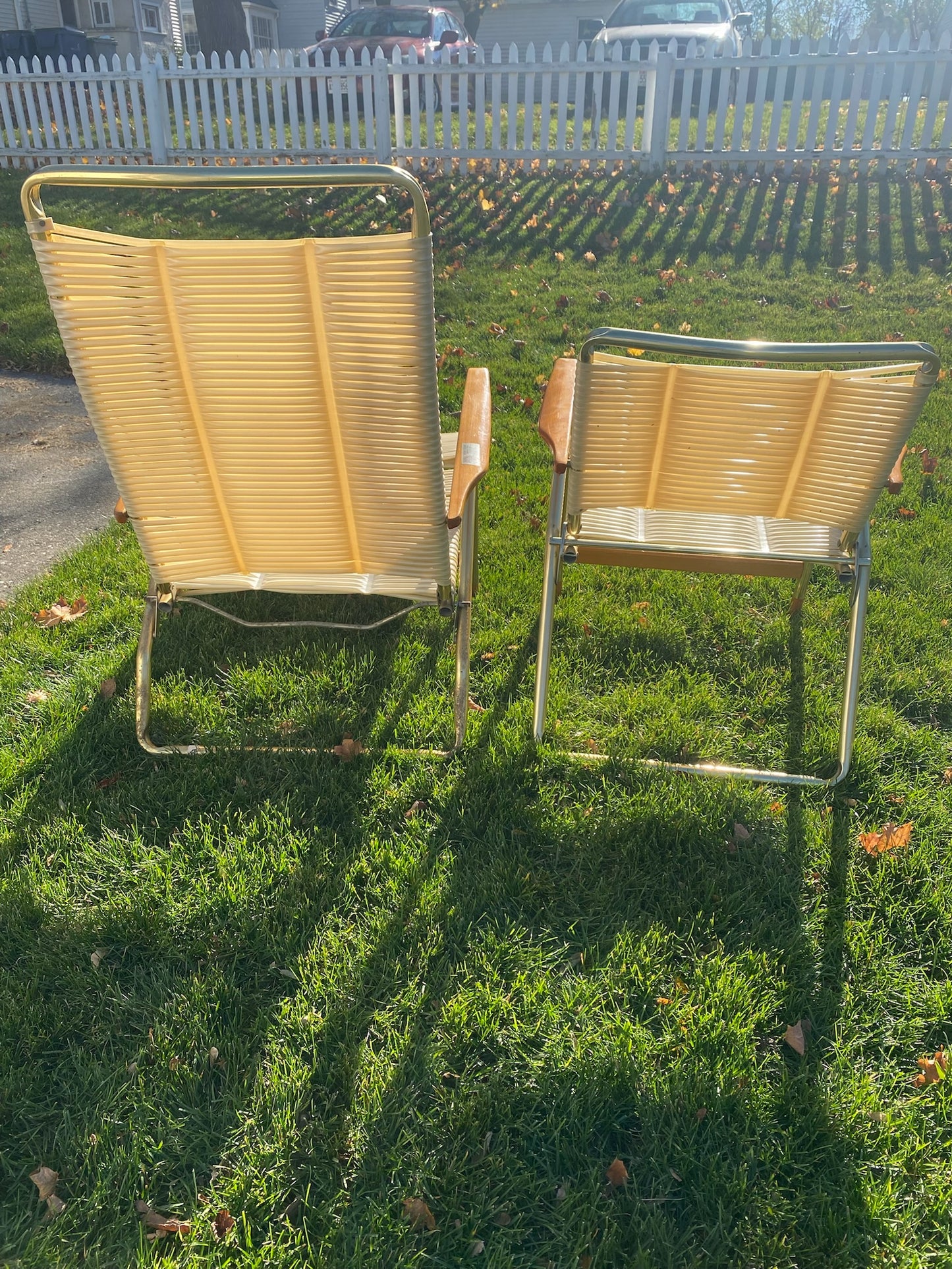 Vintage outdoor lounge chairs